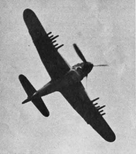 Hawker Typhoon from Below 