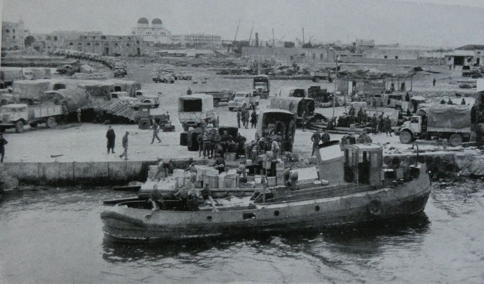 Unloading Cargo at Benghazi 