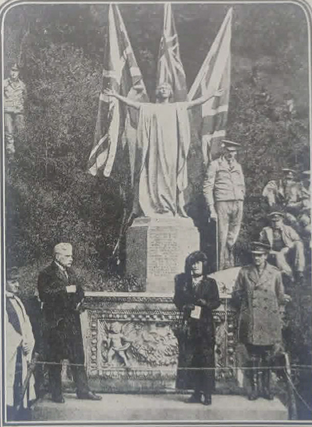 Unveiling of the Taplow Memorial, April 1919 