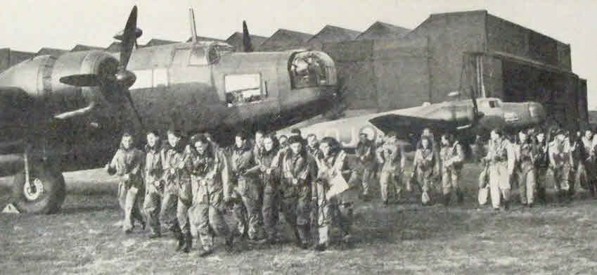 Vickers Wellington IC after raid 
