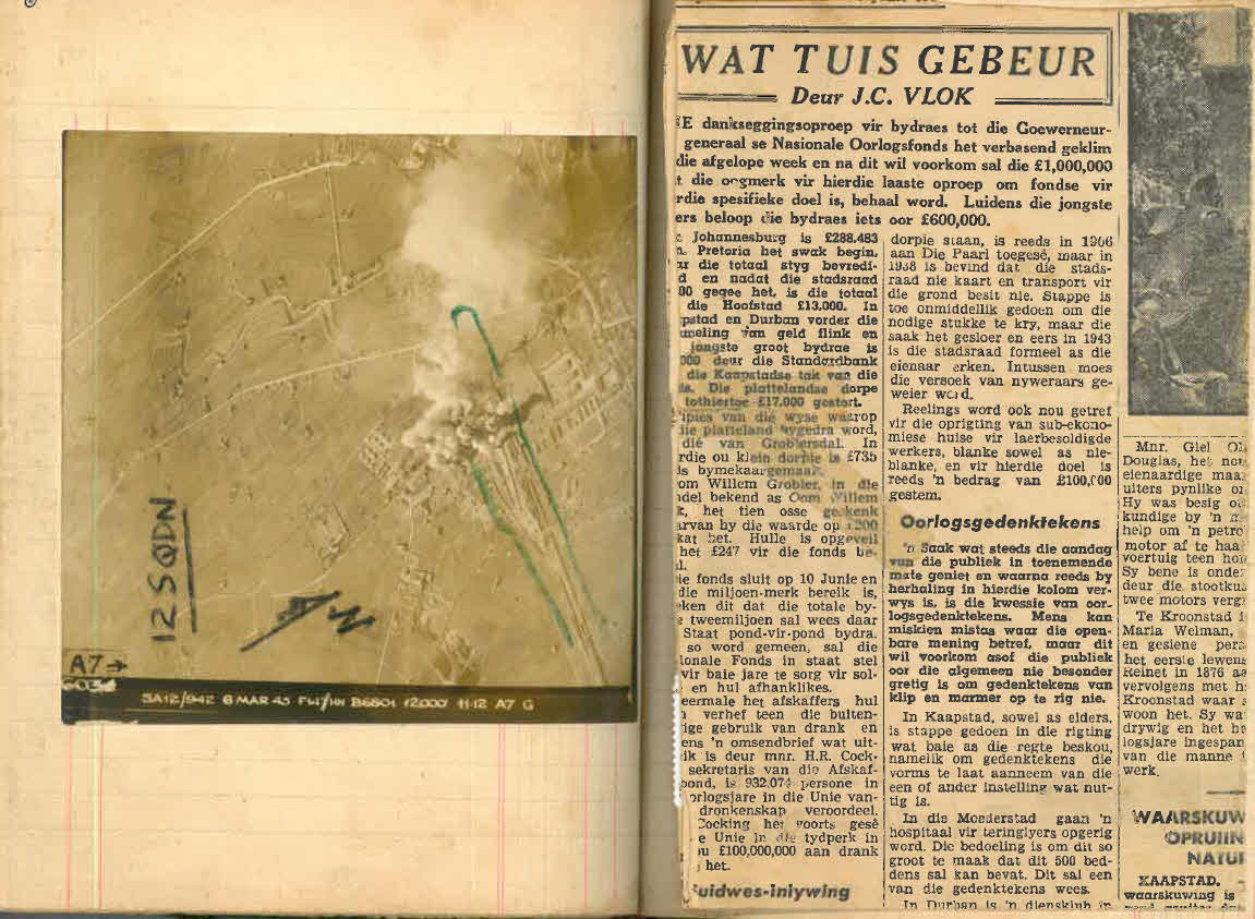 Lt D.W. Gay's War Effort - 'What Happens at Home' 