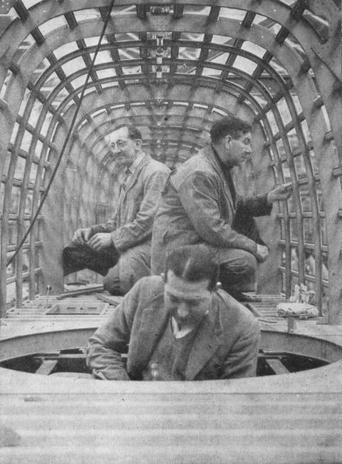 Armstrong Whitworth Whitley under construction 