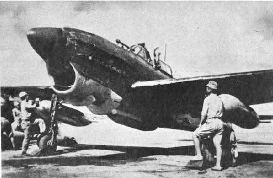 Yokosuka D4Y1/ D4Y2 Suisei ‘Judy’ being armed 