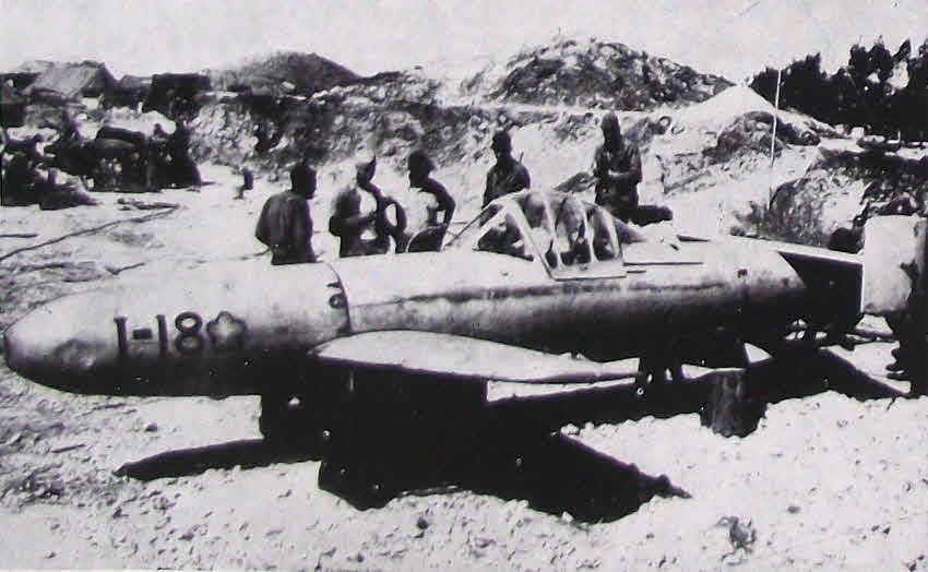 Yokosuka MXY7 Ohka on Okinawa 