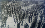 1st Battalion, London Rifle Brigade, marching to the Mansion House, 30 May 1919 