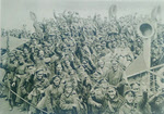 Men of R.F.A. approaching Dover from Salonika 