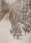 Australian Cavalry marching down Fleet Street, Anzac Day 1919 