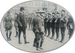 Duke of Bedford inspecting Bedfordshire Regiment, 1919 