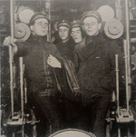 Brazilian Naval Officers in U-boat Engine Room 