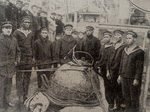 Captain and Crew of Brazilian warship Belmonte, 1919 