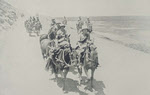 Allied Cavalry on Syrian Beach, 1941 