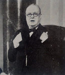 Winston Churchill speaks at London County Hall, 1941 