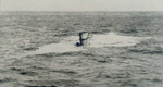 Conning Tower of U-boat forced to surface 