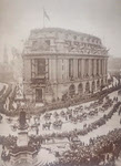 Dominion Artillery passing Australia House, 1919 