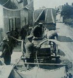 Filling a Canvas Water Cistern, Western Front 