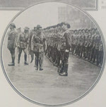 George V inspects Australian Guard of Honour, 1918 
