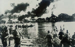 Germans crossing Berezina, 1941 