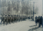 Irish Guards Passing Cologne Cathedral 