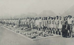 Kit Parade at POW camp, Egypt 