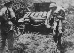 Australians passing Matilda II, Sattelberg 