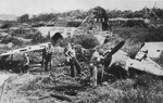 Wrecked Mitsubishi G4M Betty at Lae, 1943 