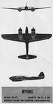 Plans of Nakajima J1N 'Irving' 