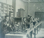 Officers studying for Science Degree at Cambridge, c.1919 (1 of 2) 