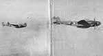 Lockheed P-38 Lightings in Flight 