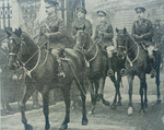 Prince of Wales and Earl of Cavan preparing to lead Guards on Parade, 1919 