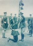 Prince of Wales presents colours to Canadian troops 