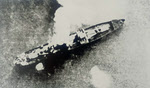 Supply Ship Elbe on Fire 