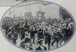 Warwickshire Regiment marching through Vienna, c.1919 