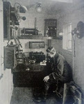 Wireless Room in Atlantic Liner, c.1912 
